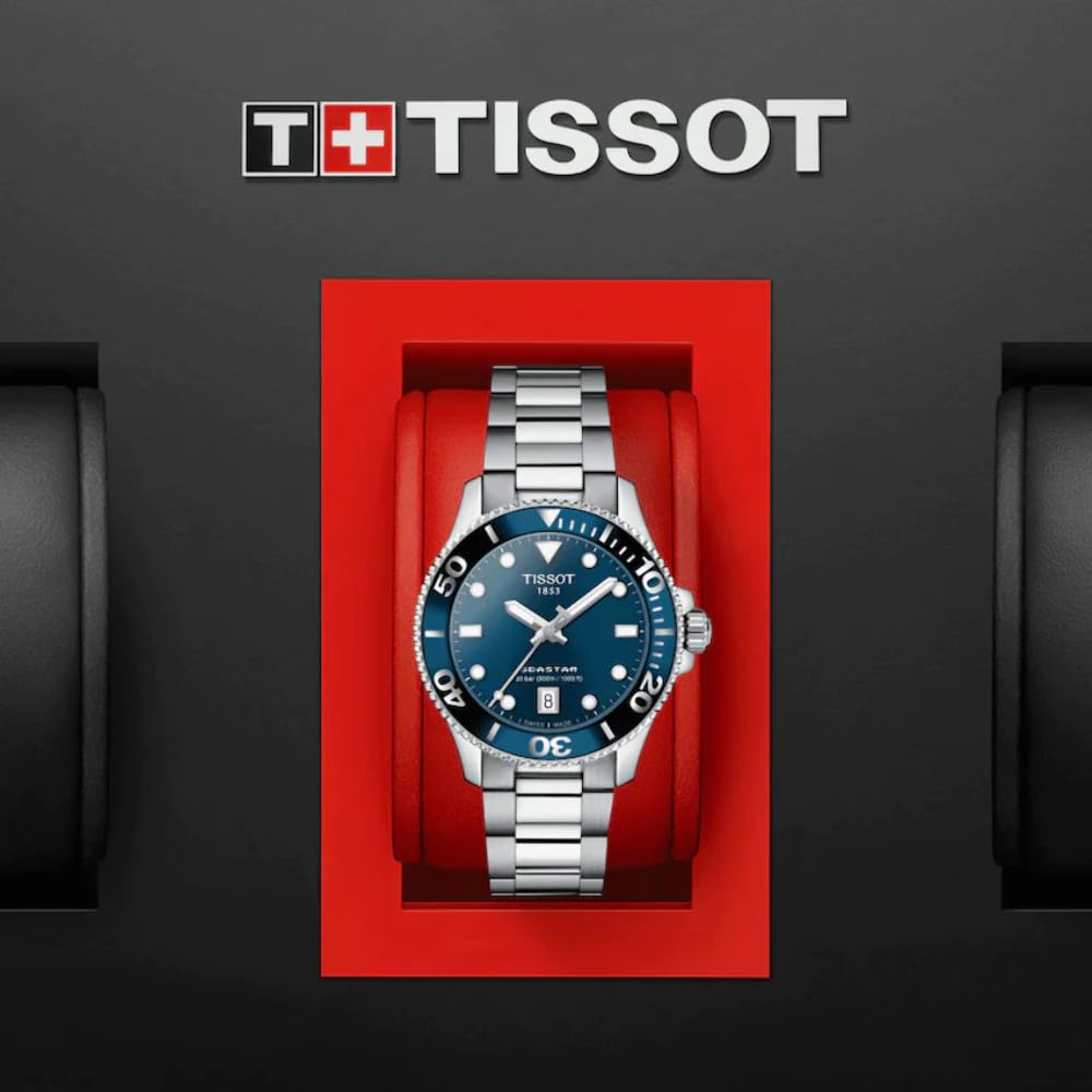 TISSOT Seastar 1000 36Mm Men's Blue Watch T120.210.11.041.00