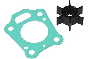 ECSiNG Water Pump Impeller with Gasket 47-161543 27-16159 Compatible with Mercury Mariner Outboard 4 5 6 HP 4 Stroke