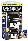 Ever Brite BRITE-MC12/4 Ever Brite Motion Activated LED Solar Light, Black