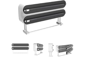 3 in 1 Aluminum Film Wrap Cutter WallMount Paper Towel Holder Cling Film Cutting Holder Plastic Wrap Dispenser Kitchen Organi