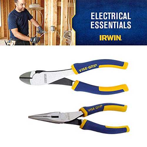 Bundle. IRWIN VISEGRIP Wire Stripping Tool/Wire Cutter, 8Inch (2078309) with IRWIN VISEGRIP