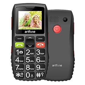Artfone-Big-Button-Mobile-Phone-for-Elderly-Unlocked-Senior-Sim-Free-with-SOS-Emergency-Button1400mAh-Battery artfone C1 Black,Big Button Mobile Phone for Elderly, Unlocked Senior Mobile Phone with SOS,1400mAh Big Battery,Three…