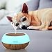 Aromatherapy Essential Oil Diffusers, 300ml Ultrasonic Air Humidifier Ominihome with 4 Timer Settings,7 Color Changing LED Waterless Auto off Wood Grain, 2 Mist Mode, Birthday Gift