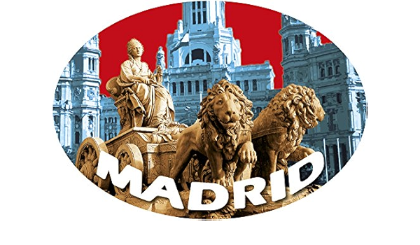 Artimagen Pegatina Oval Cibeles de Madrid al ... - Amazon.es