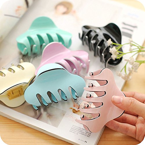 usongs Large acrylic hair accessories hairpin leopard hair grasping claws grasping fixed clip clip hair headdress Korea