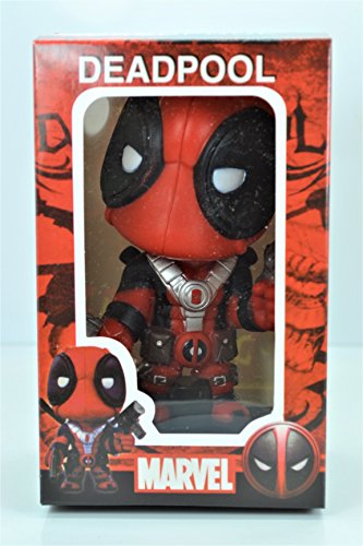 Deadpool PVC Bobble Head Figure Car Dashboard Office Home Accessories Ultra Detail Doll . (DEADPOOL) - Thumbnail 4