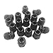 Lantee PG 16 Cable Gland - 20 Pieces Black Plastic Nylon Waterproof Wire Glands Connector Fitting