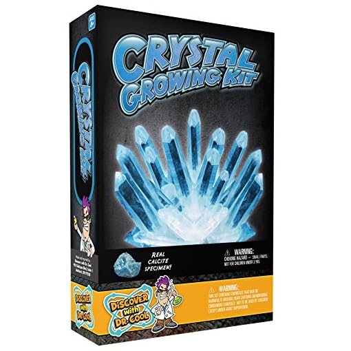 Crystal Growing Kit - Grow Stunning Blue Crystals (Includes Real Calcite)!