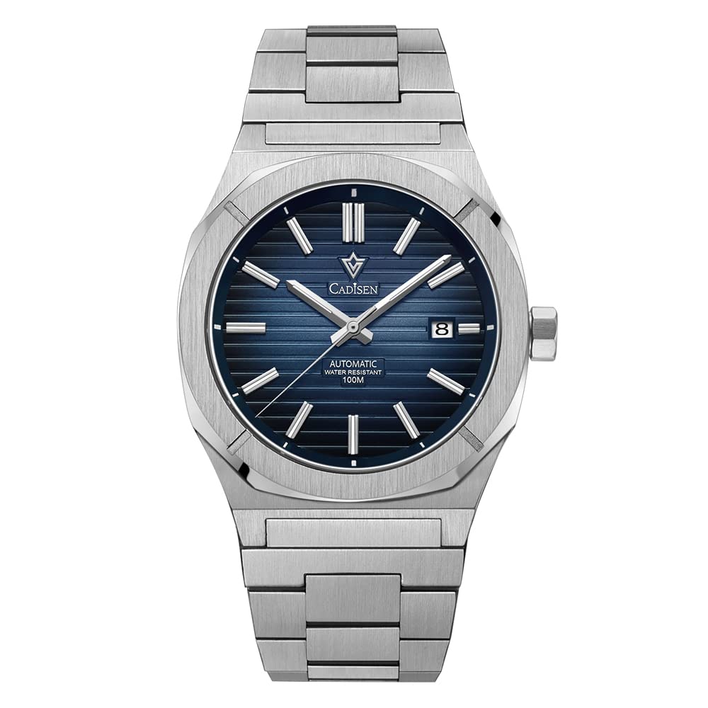 CADISEN Men's Automatic Watch with Stainless Steel Strap