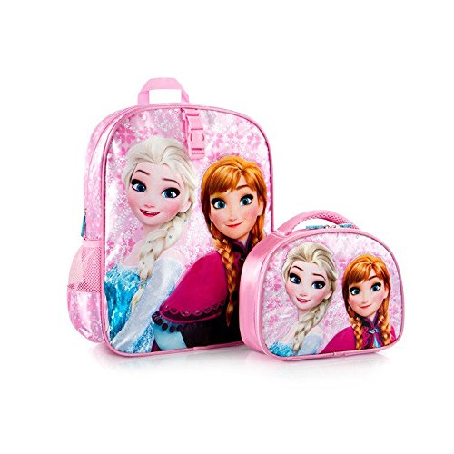Heys Disney Frozen Anna Elsa Brand New Girls Backpack with Detachable Lunch Bag