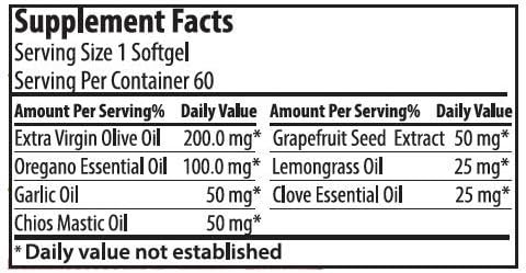 Zane Hellas Candidfree Softgels. Oregano Oil Power. Candida Support. Gut Health Support.Colon Health Support. Intestinal Flora Support.100% Herbal Solution.60 Softgels - Image 4