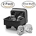 SigmaGo 3D Skull Ice Cube Mold for Whiskey