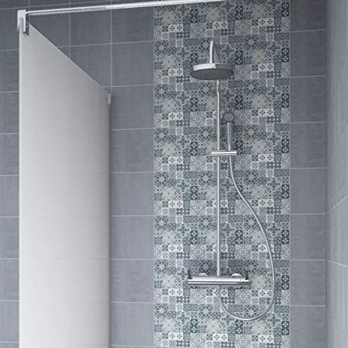 Badezimmer Fliesen Mode 207 / Metro Fliese Pastellgrun Glanzend 10x20