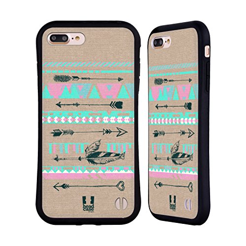 Head Case Designs Cardboard Arrows Love Feathers Hybrid Case for Apple iPhone 7 Plus