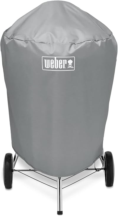 Weber BBQ Cover for 57 cm Charcoal Grills Grey 58.5 x 72.5 x 91 cm
