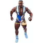 WWE Big E Royal Rumble Elite Collection Action Figure with Accessory &amp; Jimmy Hart Build-A-Figure Parts, 6-inch Posable Collectible Gift for WWE Fans Ages 8+, HDD89