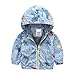 Soda Park Boys Lightweight Cartoon Windbreaker Active Jacket With Zipper