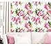 Decorative Floral Pattern Drawer Shelf Liner Self Adhesive Contact Paper for Cabinets Dresser Arts Crafts 17.7x78.7 Inches (Multi Color, 17.7x78.7 Inches)