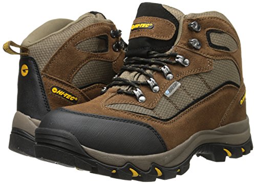 Hi-Tec Men's Skamania Mid Waterproof Hiking Boot, Brown/Gold,7 M US - Thumbnail 6