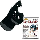 Baseball C-Flap Batter's Helmet Face Protection Guard Attachment (5 Colors for Left & Right Handed Hitters)