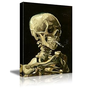 Skeleton by Vincent Van Gogh Painting Wall Decor