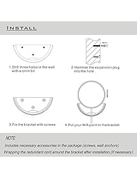 Soporte de pared para  Wifi, se adapta perfectamente a  Wifi, mejor diseño para cuerda de alimentación