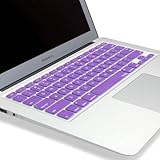 Kuzy - AIR-11inch PURPLE Keyboard Silicone Cover Skin for MacBook Air 11.6