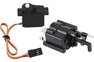 ZLXHDL RC Car Gearbox, Upgrade Accessory Metal 2 Speed Gearbox with Shift Servo Parts for WPL B14 B16 B24 C14 C14 C24 Remote Control Car
