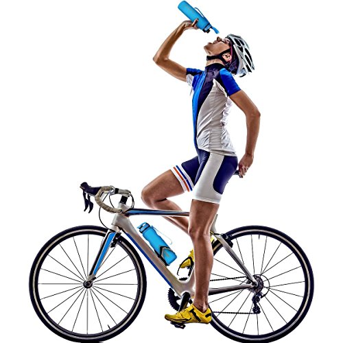 Sports Water Bottle , DRILLPRO 35oz/1L Drinking Bottle - BPA Free - Flip Top Leak Proof - One Click Open for Outdoor & Gym Sport - Thumbnail 6
