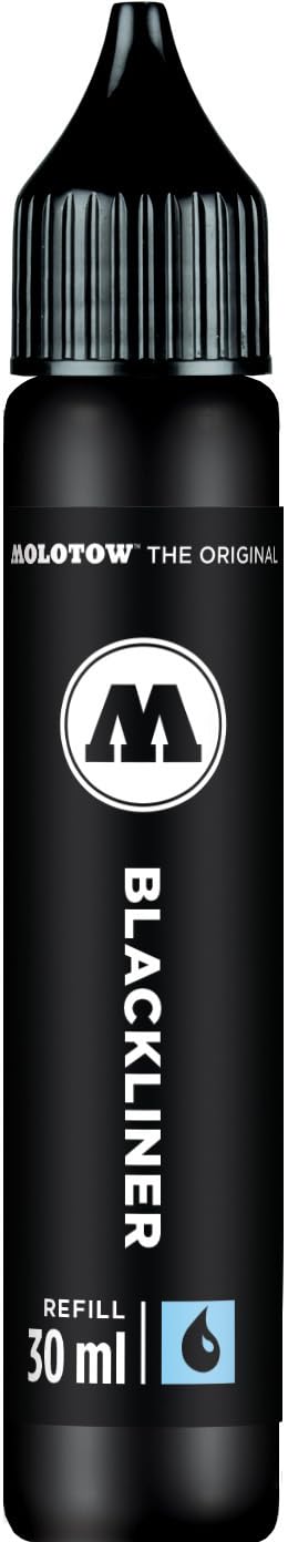 Molotow Blackliner Black Marker Brush - MO200486 Refill Ink