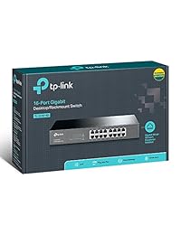 TP LINK 16 puertos Gigabit Switch metal (TL SG1016D)