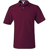 Jerzees Adult 5.6 oz. SpotShield™ Pocket Jersey Polo 2XL MAROON