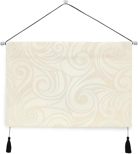 Amazon Co Jp Ecomaomi 壁掛けタペストリー ビクトリア朝の湾曲したルネサンススタイルの葉枝芸術的な古典的な花びらイラスト おしゃれ壁吊り 多機能ホーム装飾 模様替え モダン ウォールアート 部屋 新居祝い ホーム キッチン