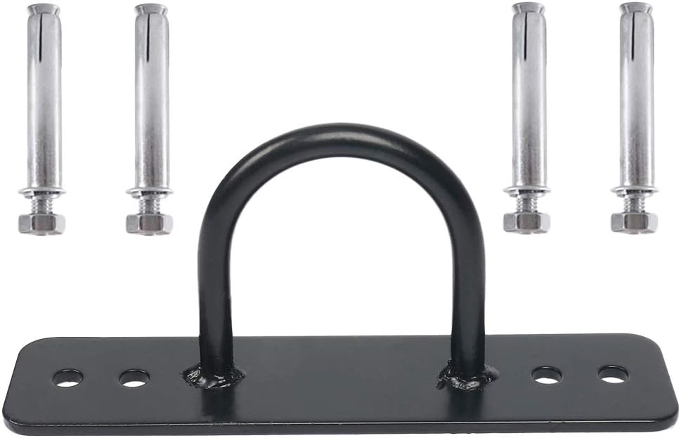 Tilcasoor Battle Rope Wall Ceiling Mount Anchor 20 * 8 * 5cm Wall Ceiling Mounts Bracket Training Suspension for Suspension Straps