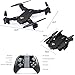 Virhuck VISUO XS809W Drone with Camera Live Video, WiFi FPV Quadcopter with 120° Wide-Angle 720P HD Camera Foldable Drone RTF - Altitude Hold, 3D Flip, APP Control, Gravity Sensor + Bonus Battery