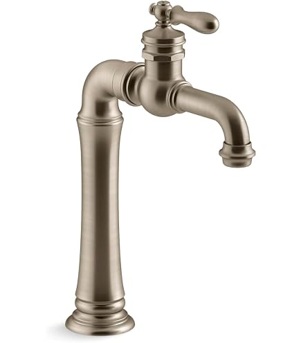 Robinet De Bar Kohler K-99267-SN Artefacts - Nickel Poli Vibrant, Idéal Pour évier De Cuisine Ou Bar
