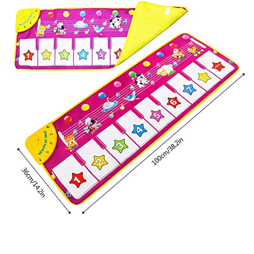 3 SANMERSEN+Musical+Keyboard+Playmat+Electronic