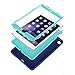 iPad Mini 4 Case, iPad A1538/A1550 Case, Hocase Rugged Shockproof Anti-Slip Hybrid Hard Shell+Silicone Rubber Bumper Protective Case Apple iPad Mini 4th Generation 2015 - Navy Blue/Mint Green