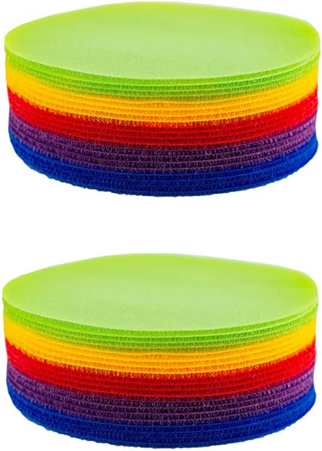 40Pcs Carpet Spot Markers Classroom Colorful Circle Carpet Markers for Classroom Preschool and Kindergarten