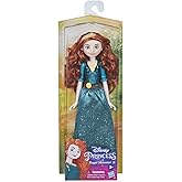 Disney Princess Royal Shimmer Merida Doll, Fashion Doll with Skirt and Accessories, Toy for Kids Ages 3 and Up