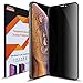 Uxinuo Privacy Screen Protector for iPhone Xs MAX 2018, Anti Spy Anti Peep Full Screen Tempered Glass Screen Protector for iPhone Xs MAX (Premium/Bubble Free/Anti Scratch)
