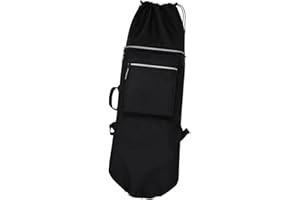 GARENDE Oxford Longboard Carry Case Pouch with 2 Pocket Waterproof with Drawstring Handbag Skateboard Backpack Bag for Deck W