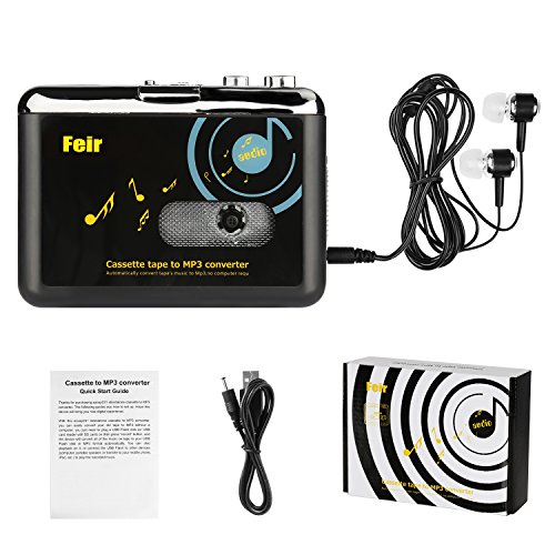 5 Feir+Cassette+Converter+Portable+Headphones