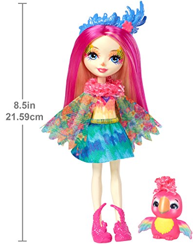 Enchantimals Peeki Parrot Doll & Sheeny