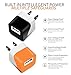 Charger, 5W 1A Certified Mini USB Universal Matte Portable Travel Power Adapter High Speed 1.0A Output for Apple iPhone Samsung HTC LG iPod Nokia (Colorful-6 Pack)