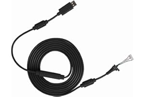 Generic USB 4Pin Durable Gamepad Cable Replacement Wire for 360 with Breakaway Adapter 8.2FT Long for 360 Controller Fans (Bl