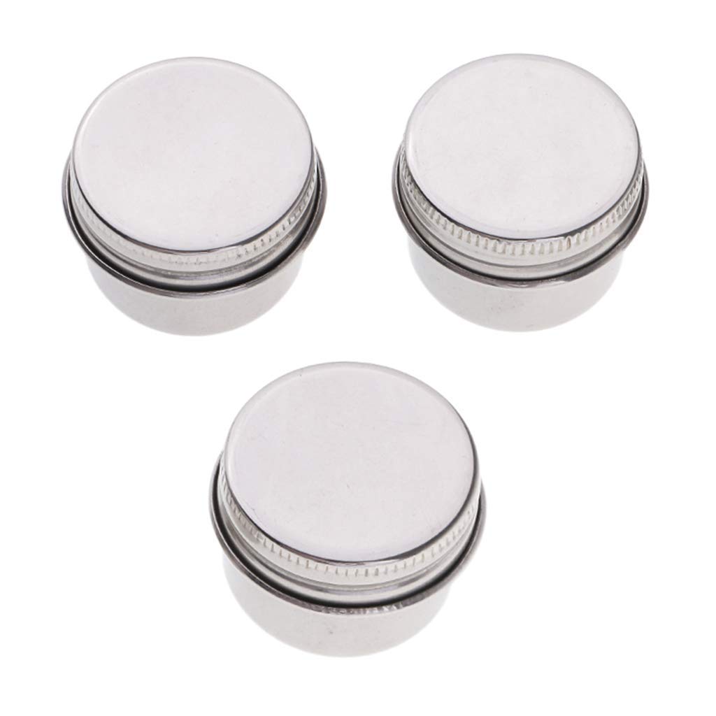 Photo 1 of 3 Piece Single Dipper Palette Cups Stainless Steel Palettes Container Cup with Clip and Lid fit for Drawing (A)