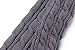 Yacun Women's Knitted Stretchy Long Sleeve Fingerless Gloves- Arm Warmers Grey