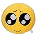 EvZ Emoji Playcute Face Emoticon Cushion Stuffed Plush Soft Pillow, Official Certified, 32cm Yellow