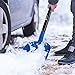 ORIENTOOLS Aluminum Snow Shovel 3 Sections Collapsible Snow Shovel with Extendable Handle 26-32 Inch, Portable Lightweight Sport Utility Shovel for Cars, Camping, Garden(8.7
